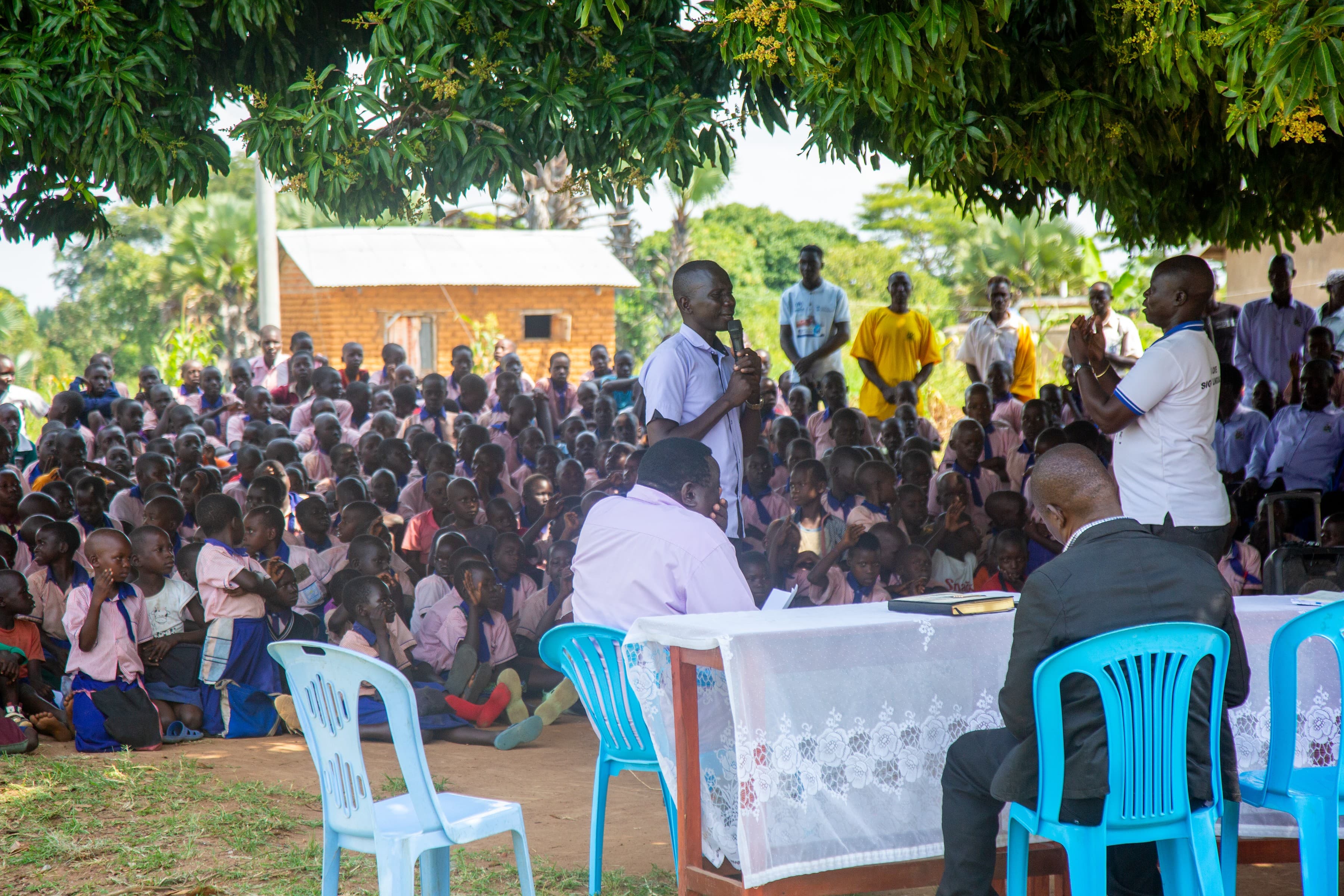 Children in classroom